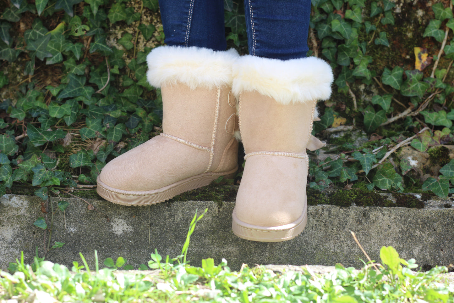 Bottes Blandine Beige