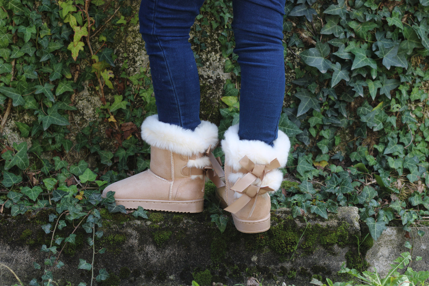 Bottes Blandine Beige