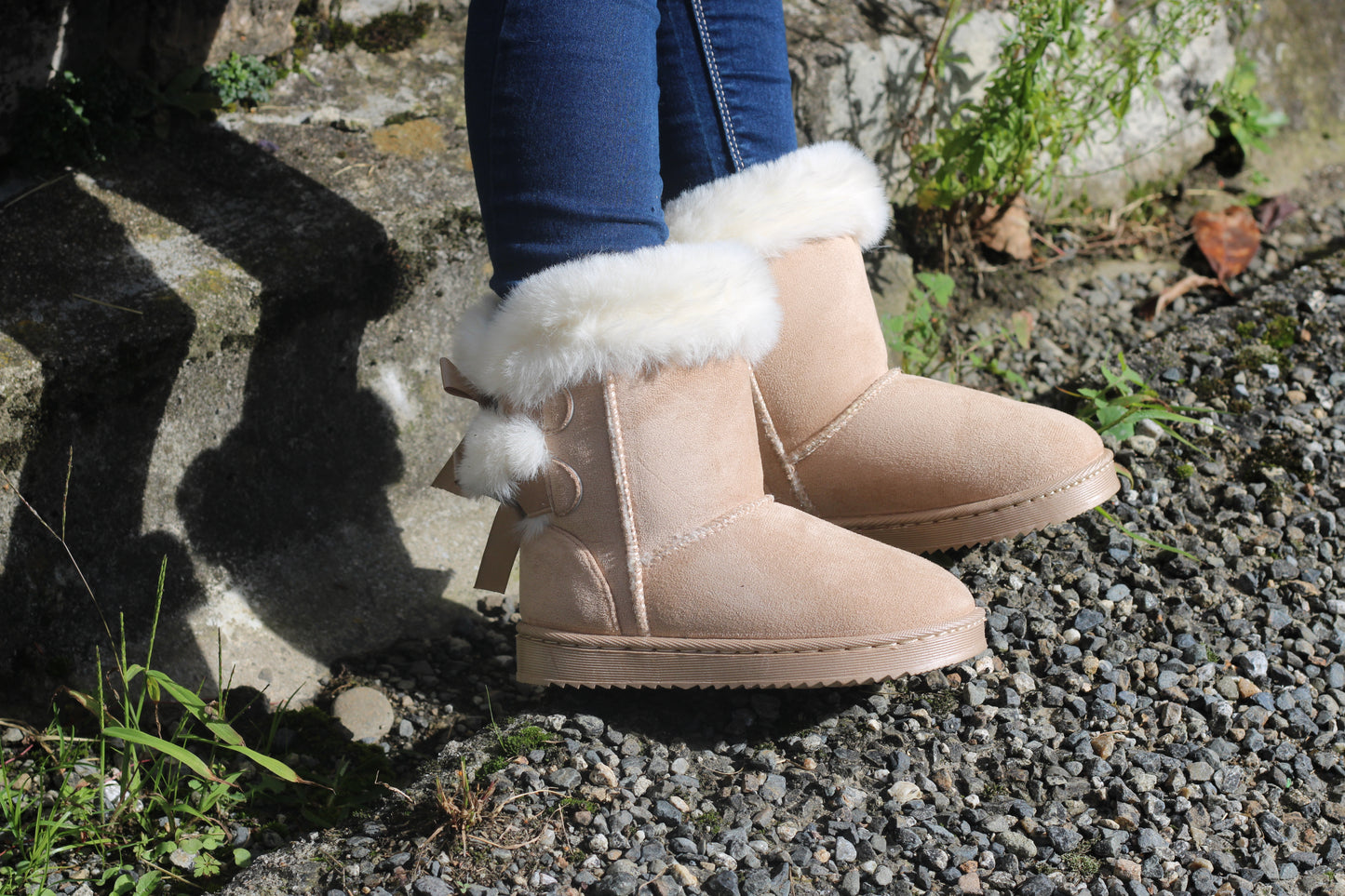 Bottes Blandine Beige