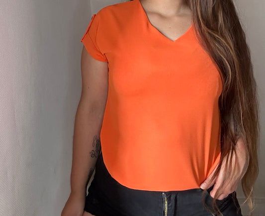 T-shirt Cecilia orange